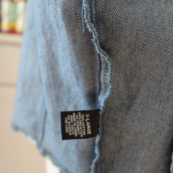 Rue 21 Denim Jacket with Patches - Picture 8 of 8